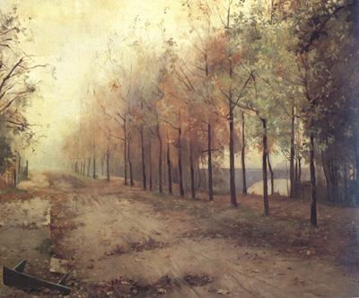 Mariia Konstantinovna Bashkirtseva Autumn (nn02) Sweden oil painting art